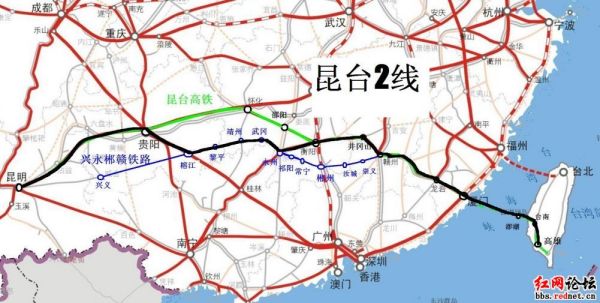 昆臺高鐵最新路線圖，一段精彩的旅程啟程