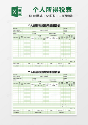 最新個(gè)人所得稅模板，背景、影響及地位解析
