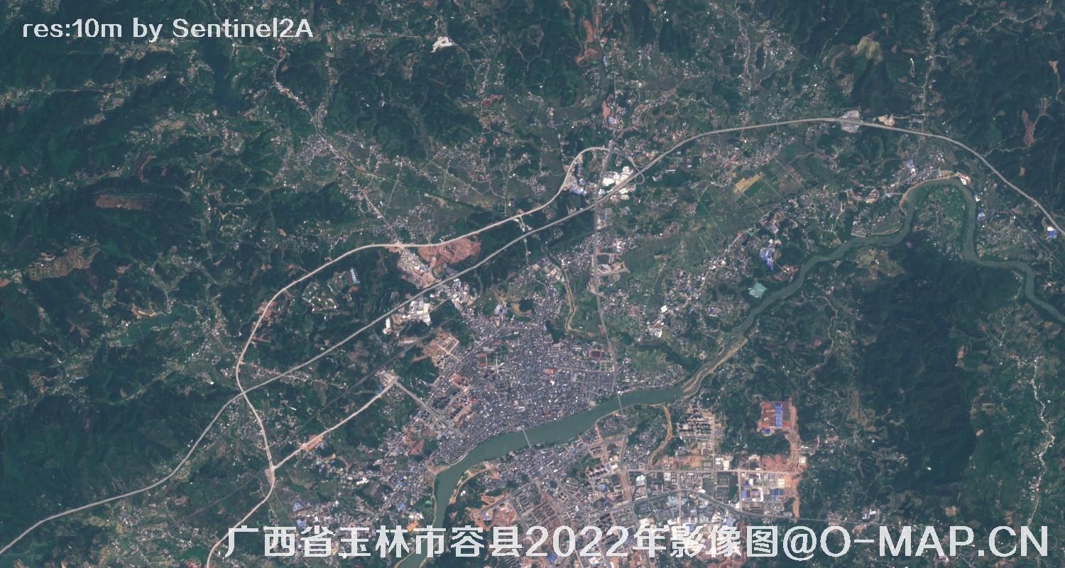 容縣最新航拍全景，一覽無余的美麗風光??